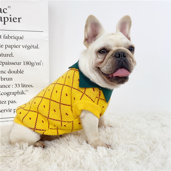 Vesta tricotata toamna-iarna pentru caini