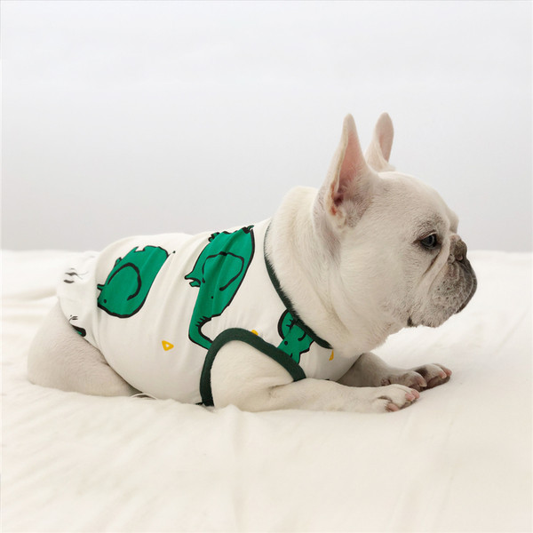 Haine de vara pentru caini cu imprimeu color