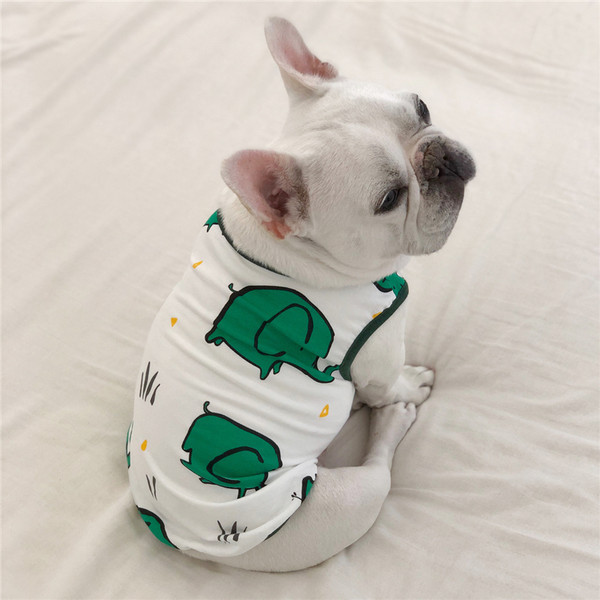 Haine de vara pentru caini cu imprimeu color