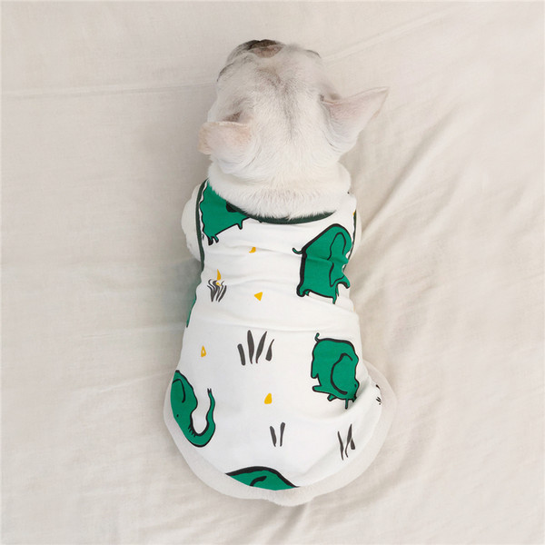 Haine de vara pentru caini cu imprimeu color