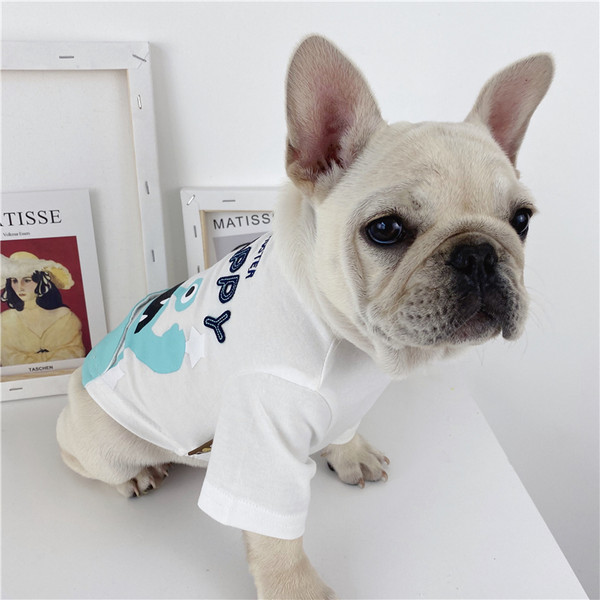 Bluza cu imprimeu color pentru caini