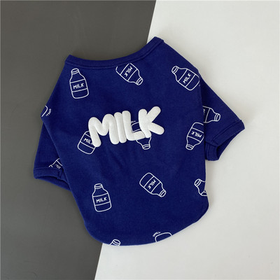 Bluză modernă în stil cățeluș cu broderie