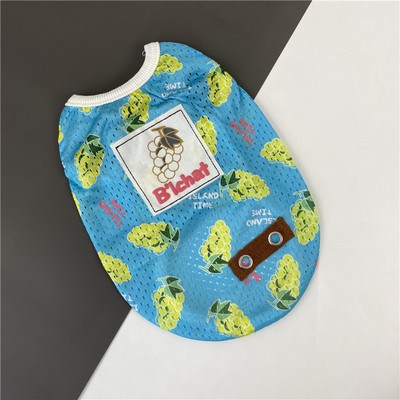 Värvilise trükiga vest koertele