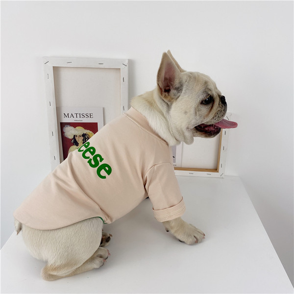 Kahes värvitoonis kirjaga pluus koertele