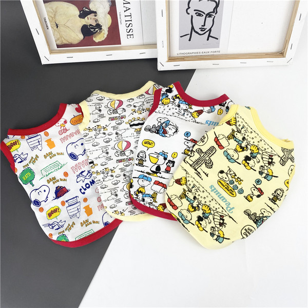 Värvilise trükiga suvised koerariided