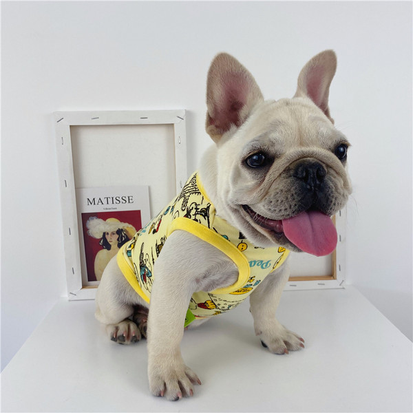 Värvilise trükiga suvised koerariided