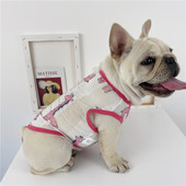 Λεπτή διχτυωτή μπλούζα με απλικέ για σκύλους