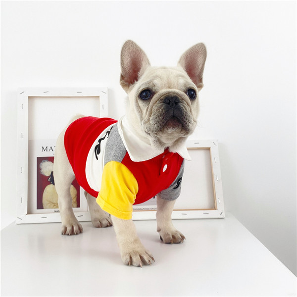 Bluza de vara pentru caini cu nasturi