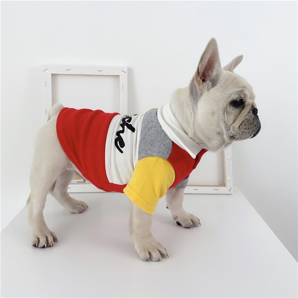 Bluza de vara pentru caini cu nasturi