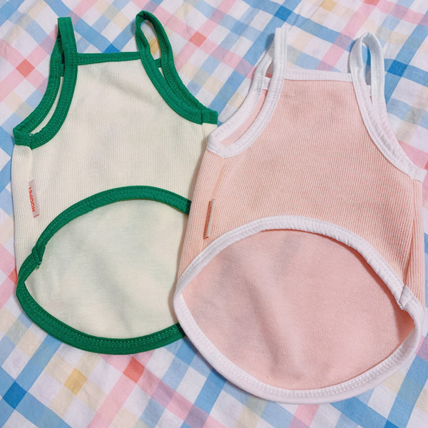 Õhukeste rihmadega vest koertele