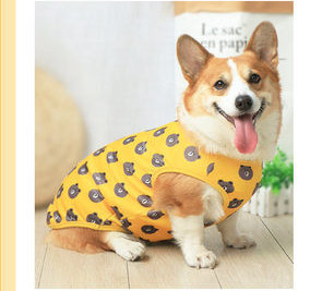 Βαμβακερό μπλουζάκι σκύλου με στάμπα