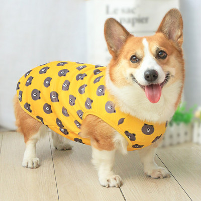 Βαμβακερό μπλουζάκι σκύλου με στάμπα