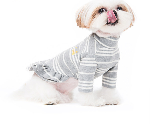 Kahes värvitoonis triibuline koerakleit