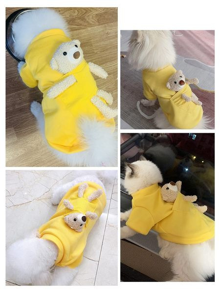 Värviline 3D-elemendiga pluus koertele