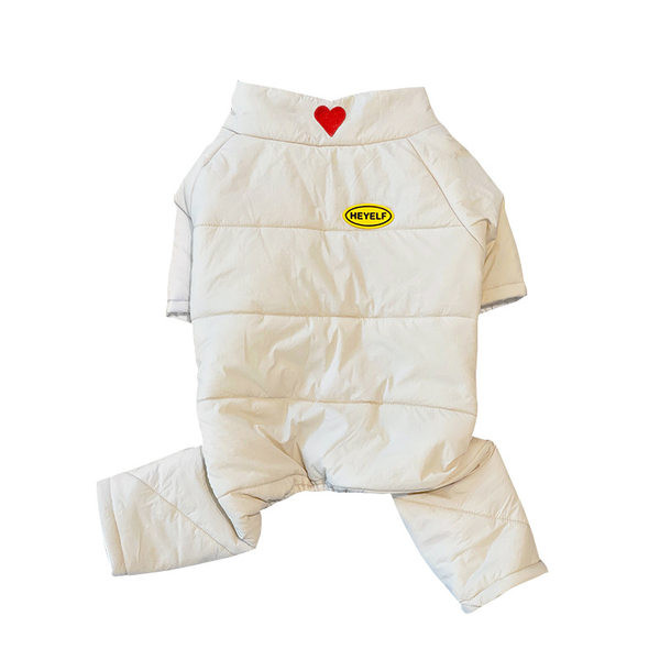 Kahes värvitoonis koerte jalgadega talveriided