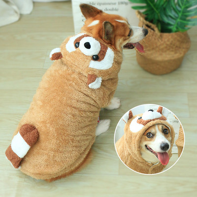 Pruun kapuutsiga sulepluus koertele