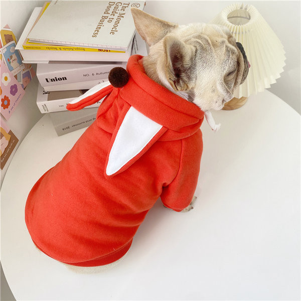 3D kapuutsiga soe talvejope koertele