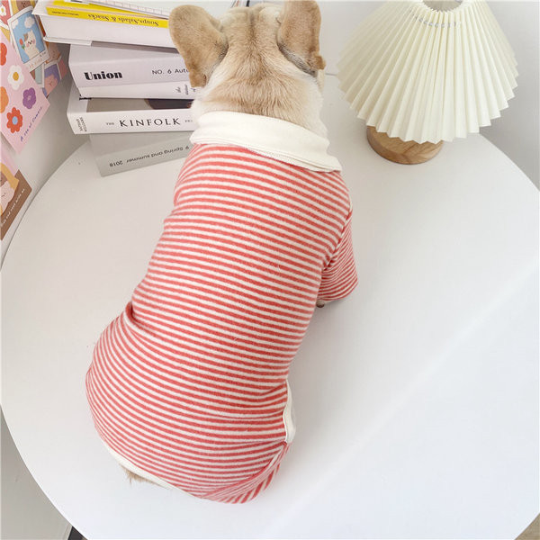 Triibuline kaelarihmaga kombinesoon koertele