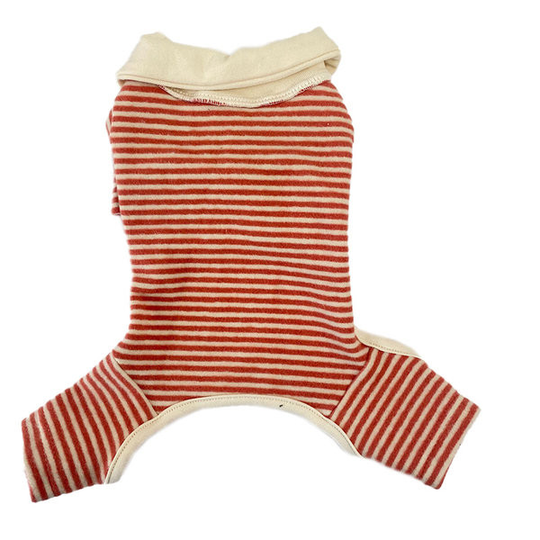 Triibuline kaelarihmaga kombinesoon koertele