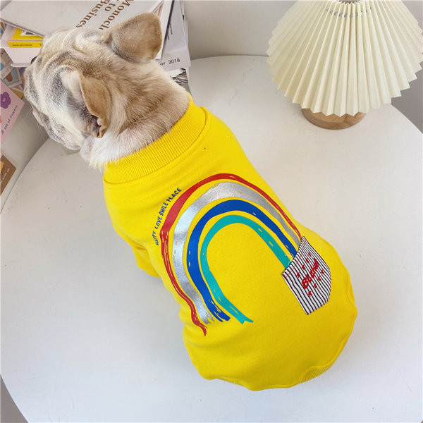 Koera puuvillane värvilise aplikatsiooniga pluus