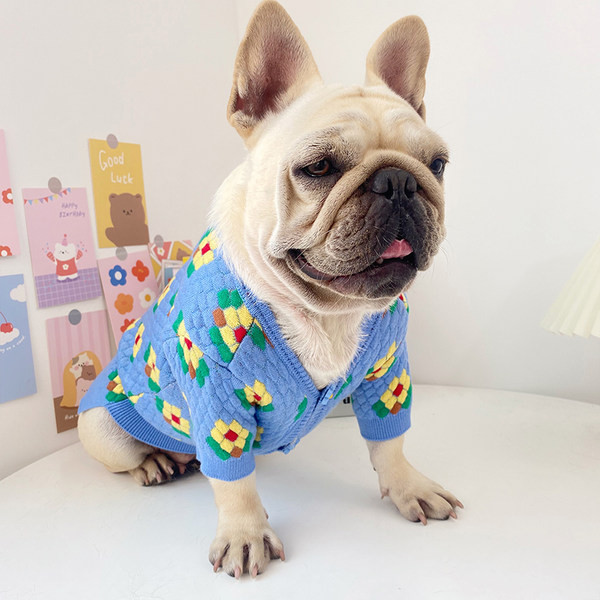 Moodne lukuga vest lillemustriga koertele