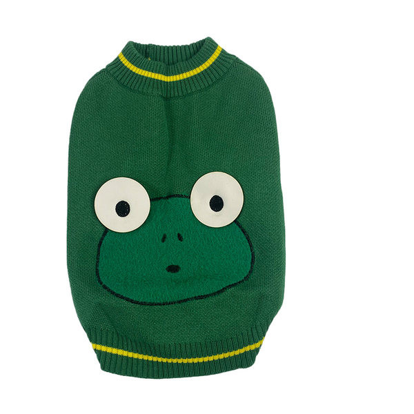 Kootud tikandiga kampsun koertele