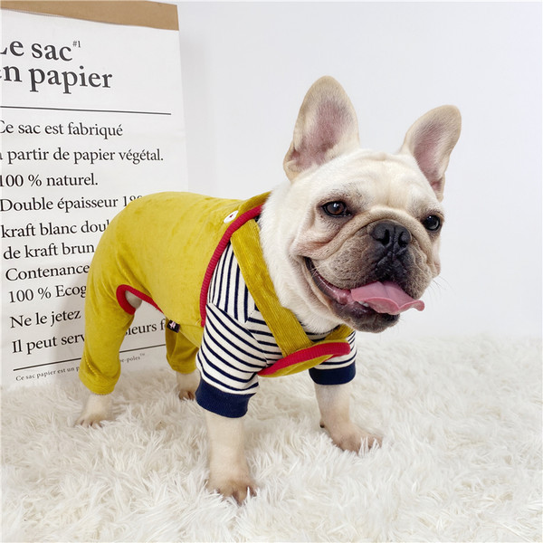 Salopeta pentru caini in doua culori