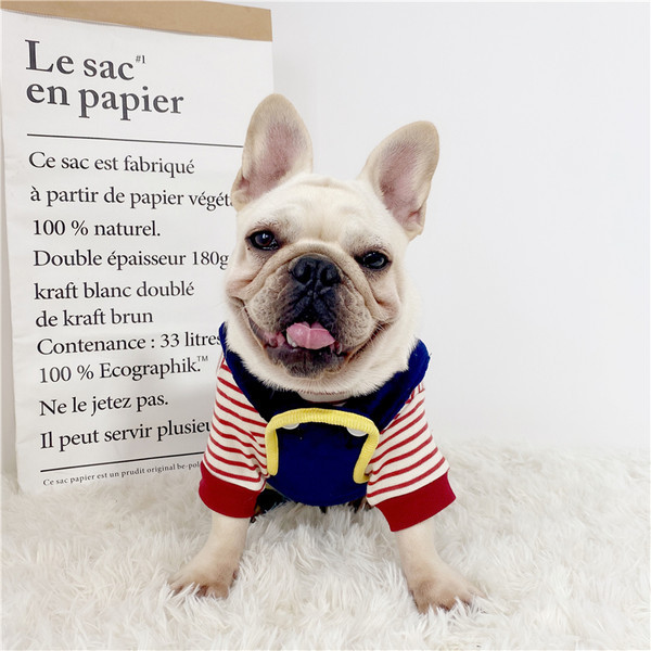 Salopeta pentru caini in doua culori