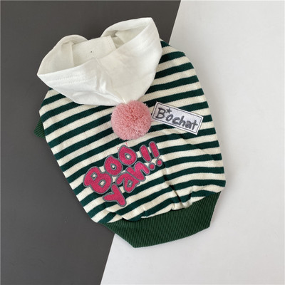 Μπλούζα για μικρά σκυλάκια με καπέλο