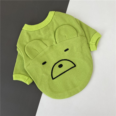 Tikandite ja 3D elemendiga triibuline pluus koertele