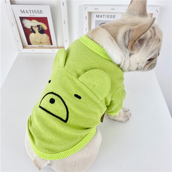 Tikandite ja 3D elemendiga triibuline pluus koertele