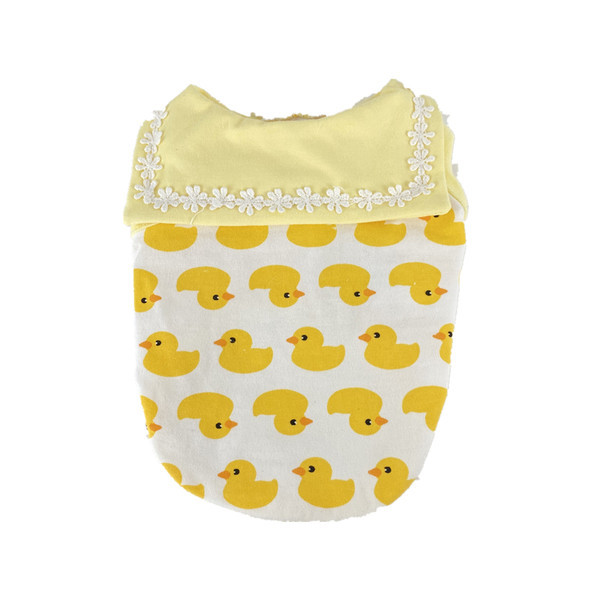 Kaelarihma ja värvilise aplikatsiooniga puuvillane pluus koertele