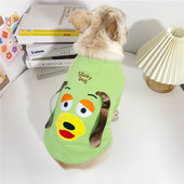 Pulover de iarnă modern cu aplicație pentru câini