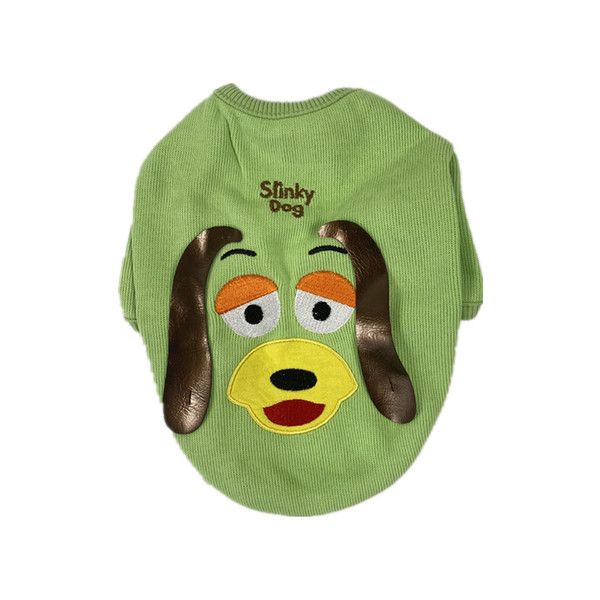 Pulover de iarnă modern cu aplicație pentru câini