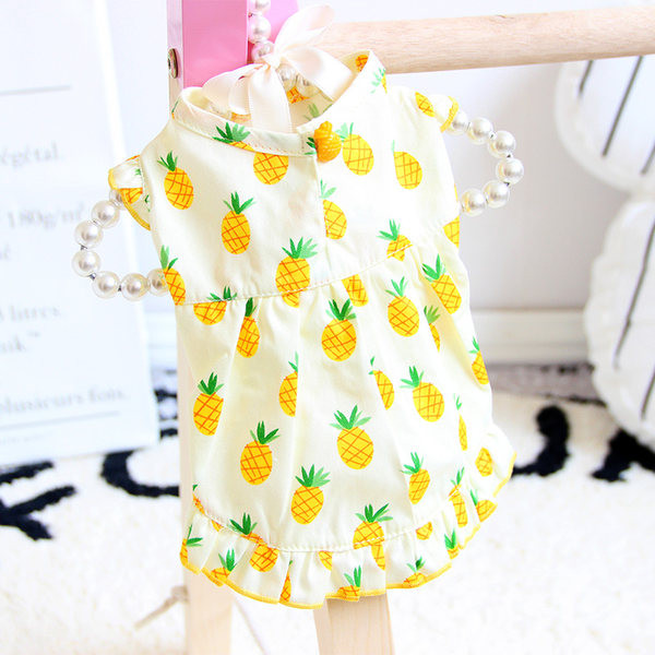 Rochie de vara pentru caine cu imprimeu color