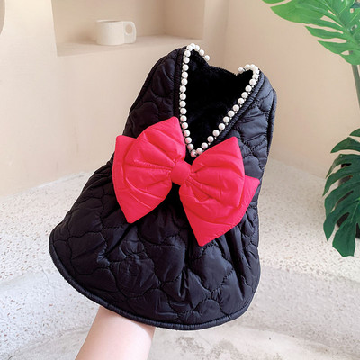 Pärlite ja paelaga vest koertele