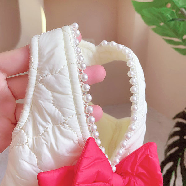 Pärlite ja paelaga vest koertele