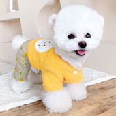 Koeravest kollane ja roosa