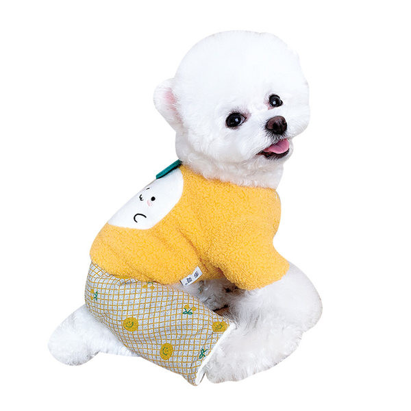 Koeravest kollane ja roosa