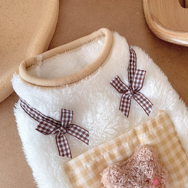 Rudens-ziemas dūnu mētelis sunim ar lentītēm