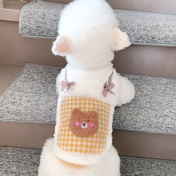 Rudens-ziemas dūnu mētelis sunim ar lentītēm