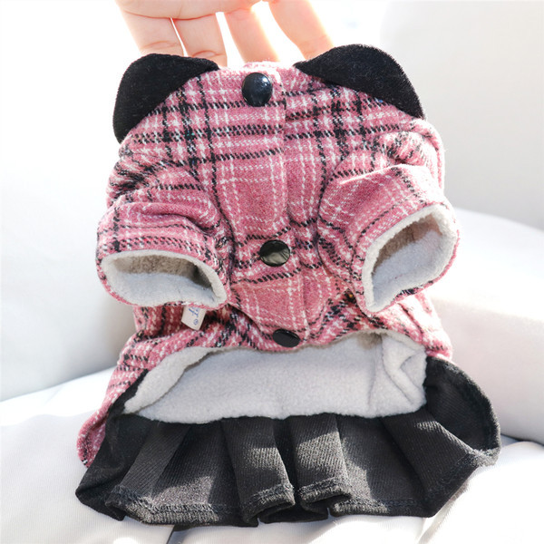 Kleit väikestele koertele - kahte värvi