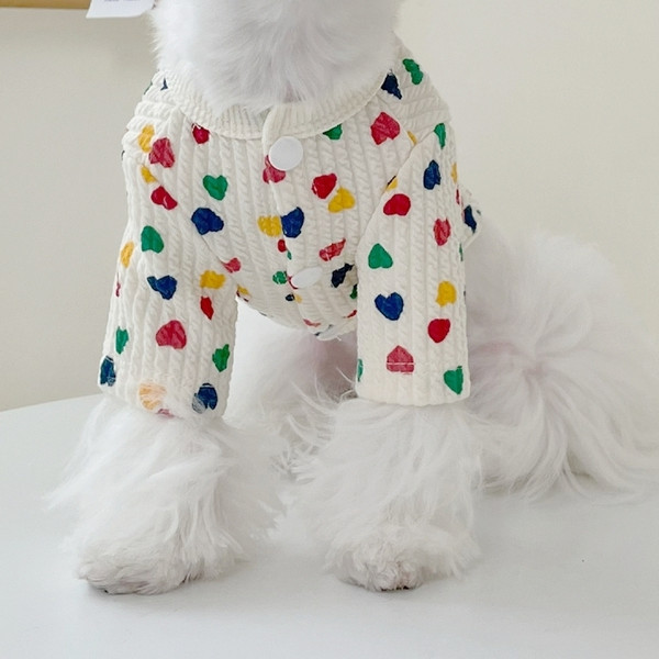 Μπλούζα με καρδιά για σκύλους