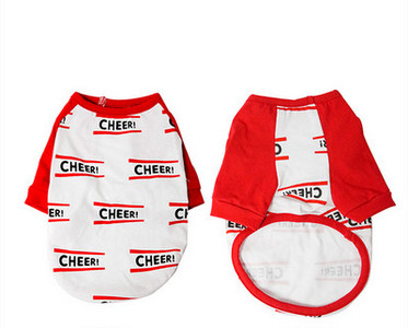 Moodne koerte T-särk kirjaga