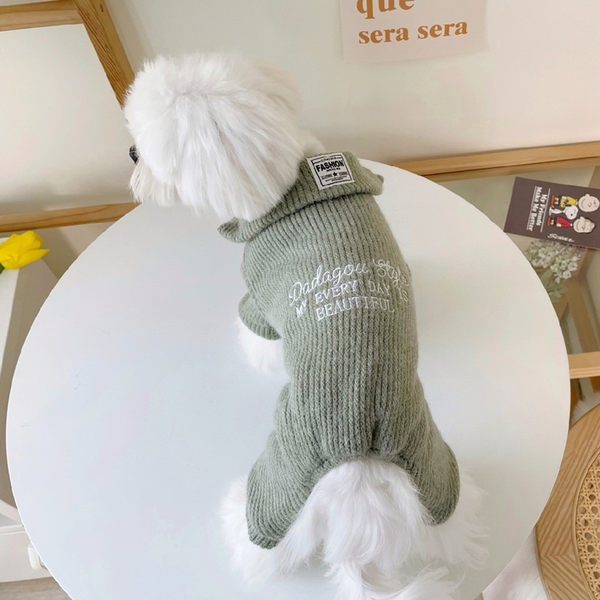 Pulover de pluș pentru câini de talie mică în trei culori