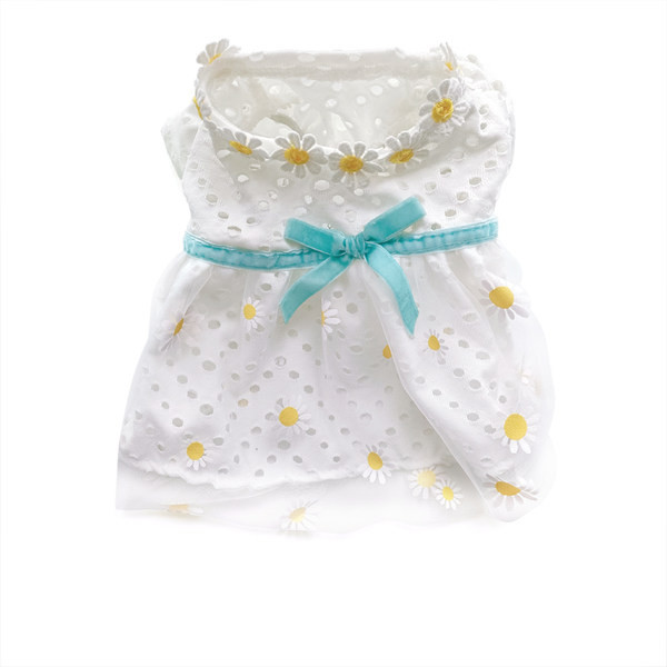 Rochie de câine modernă cu tul și panglică