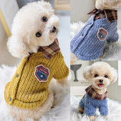 Kootud vest embleemiga koertele