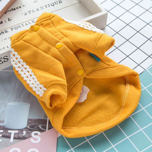 Stiilne kahe värvi tikandiga koerapluus