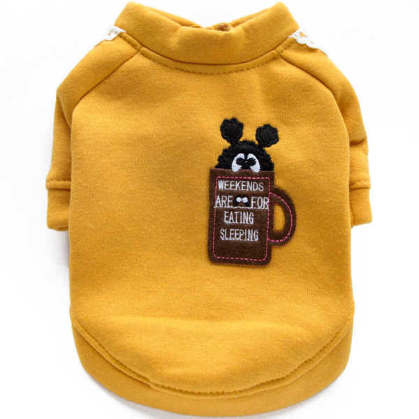 Stiilne kahe värvi tikandiga koerapluus