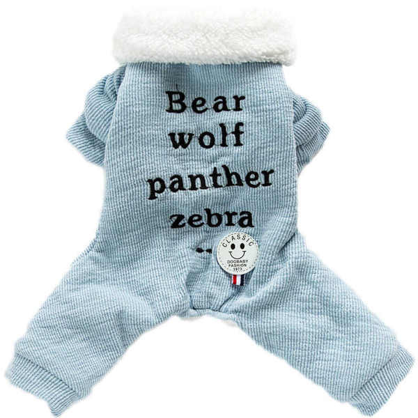 Moodne pealdisega polsterdatud mantel koertele